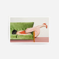 SOFA No1 large format fine art print, person reaching out behind sofa, 80x120cm giclée on Hahnemühle
